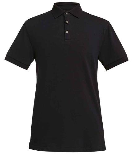 Brook Taverner Hampton Premium Cotton Polo Shirt - BLK - L